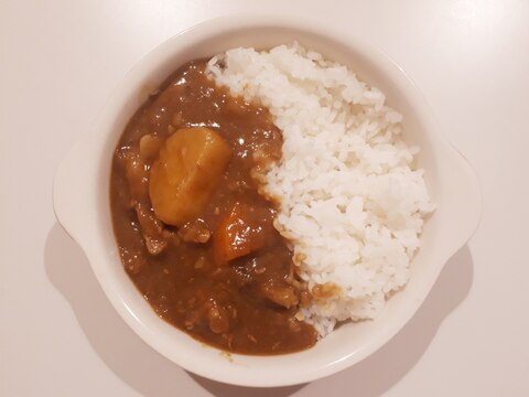 なんでかすごくおいしくなったカレーライス。